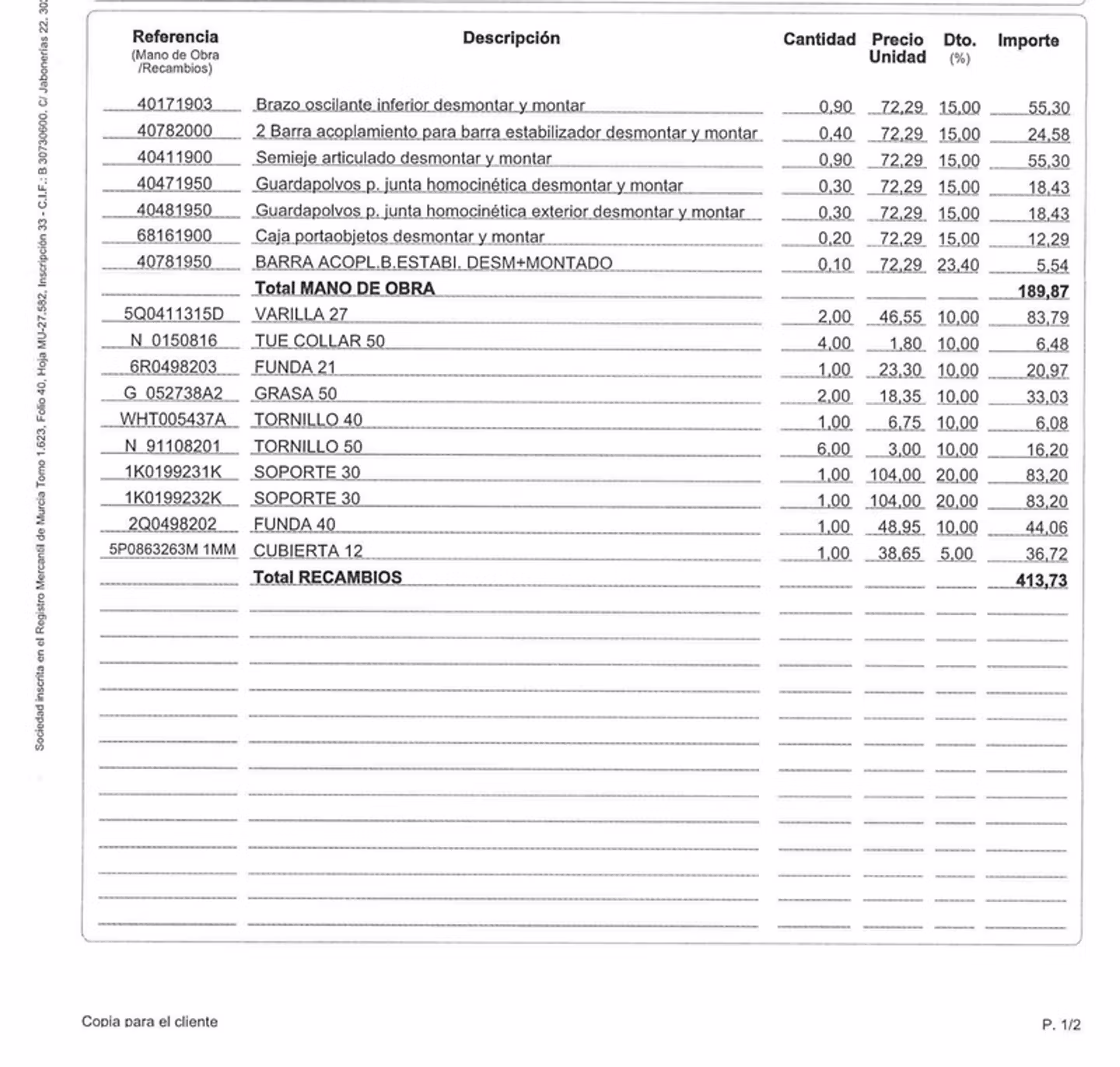 Mantenimiento