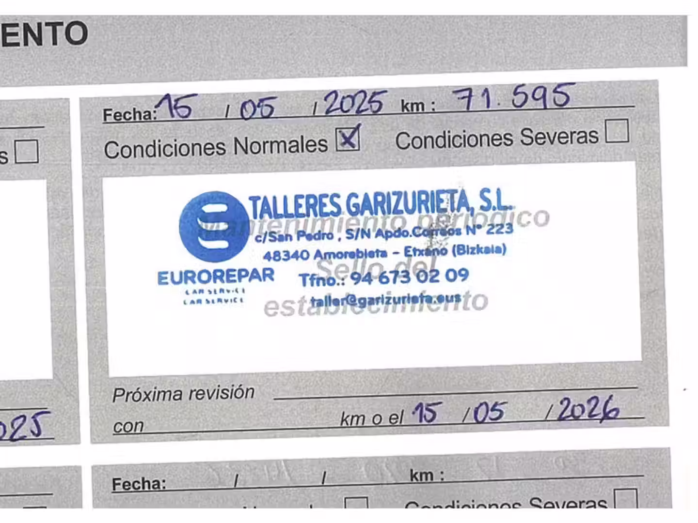 Mantenimiento