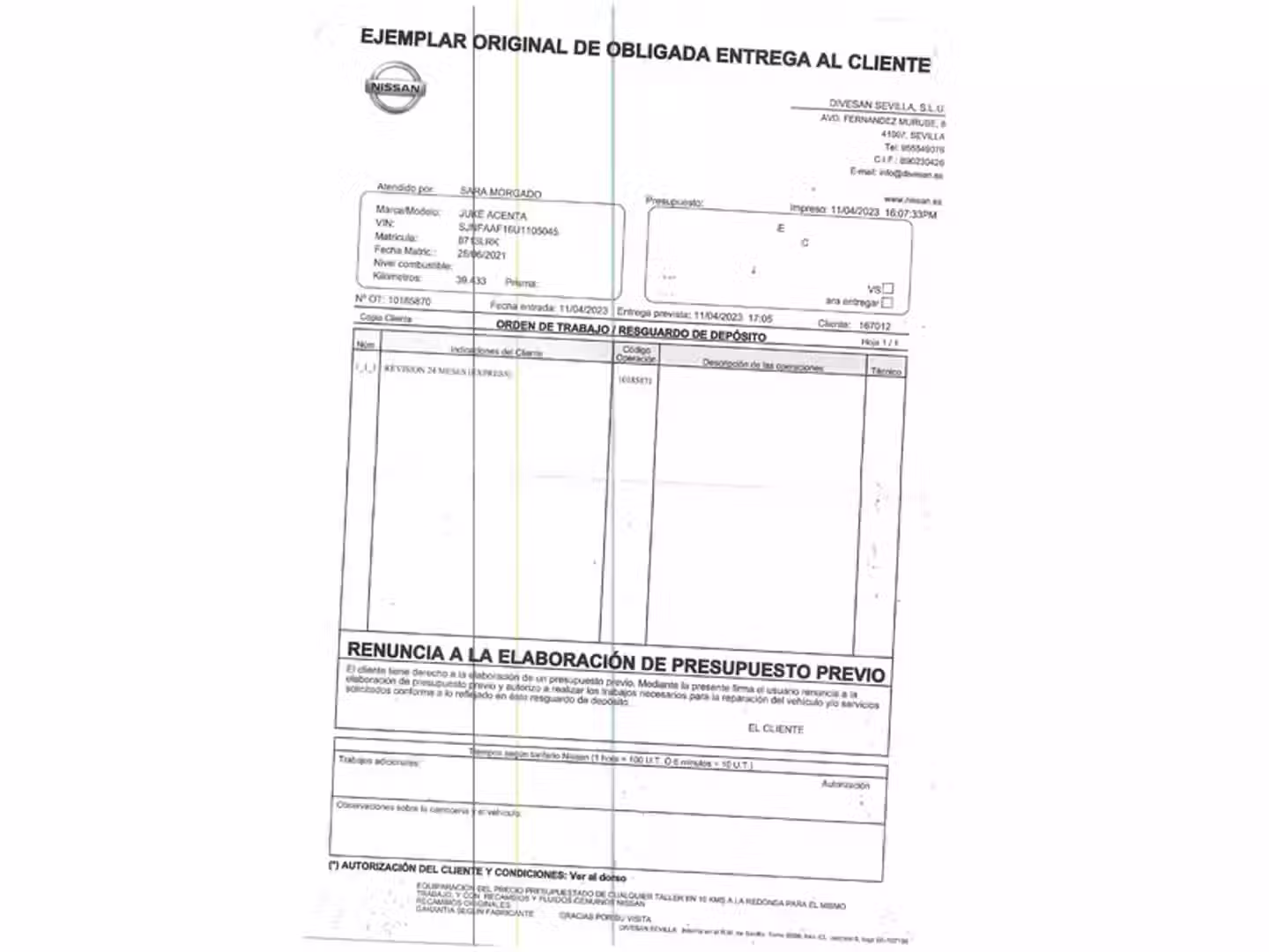Mantenimiento