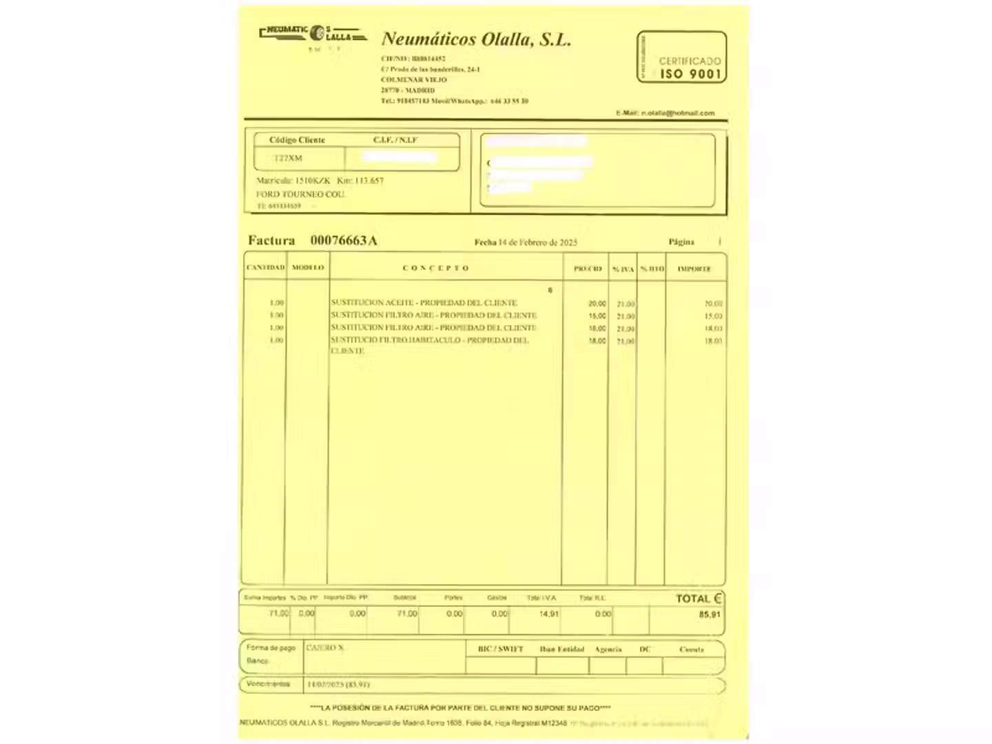 Mantenimiento
