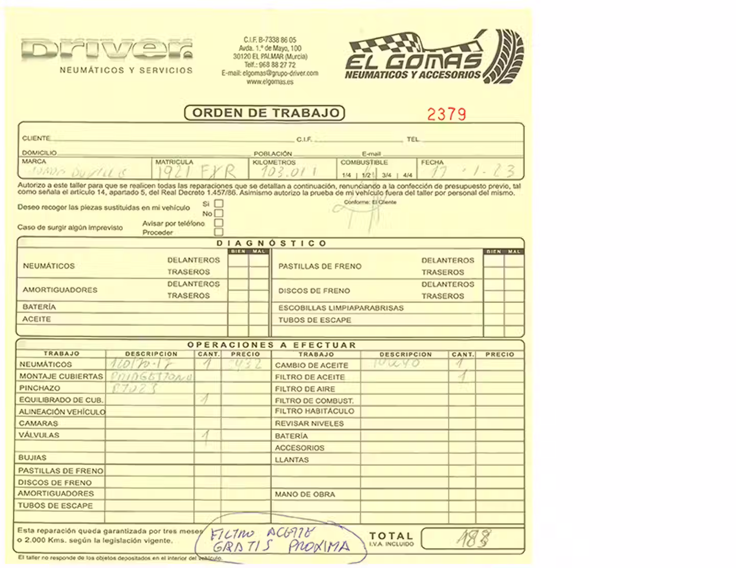 Mantenimiento