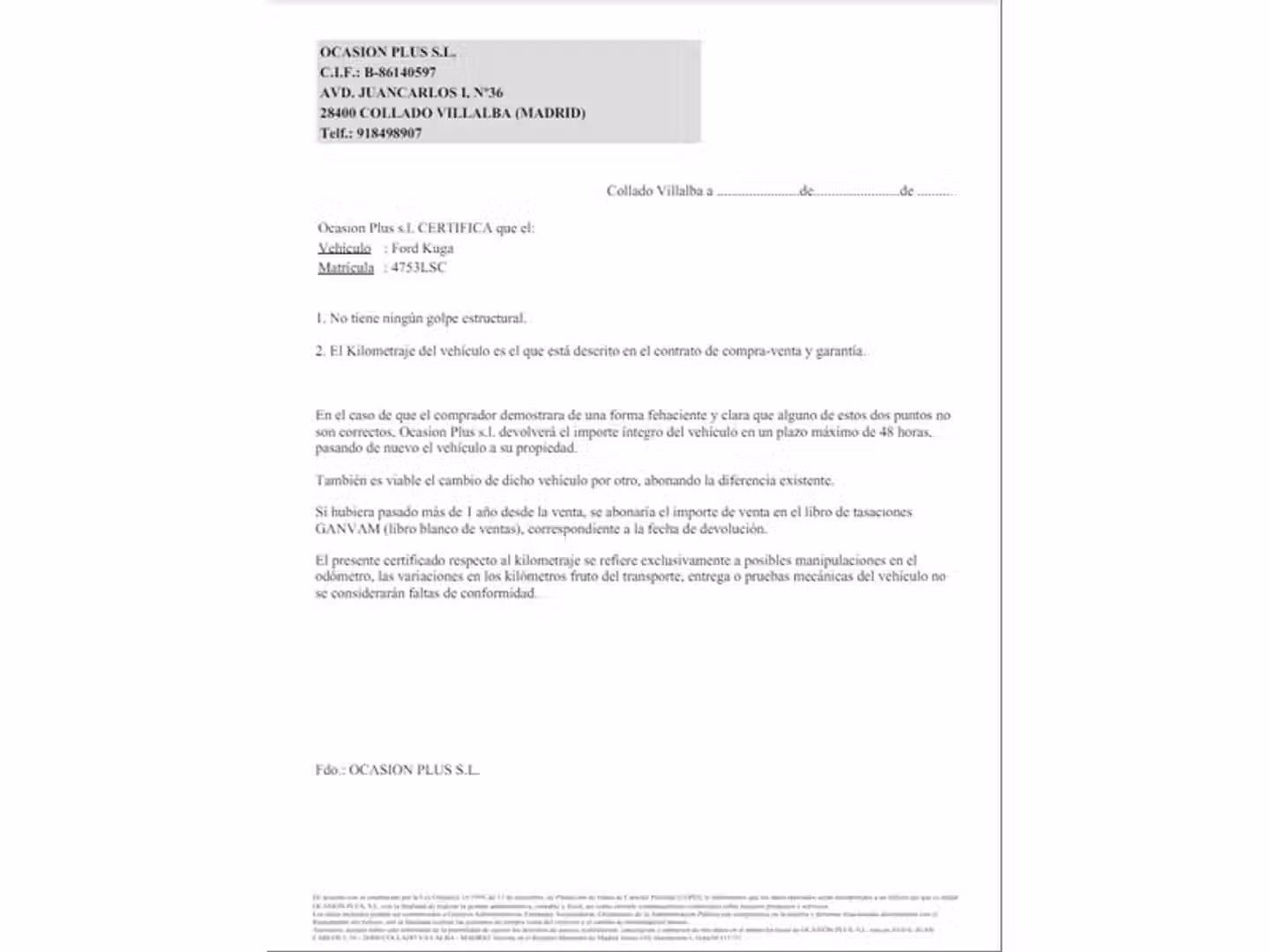Certificado