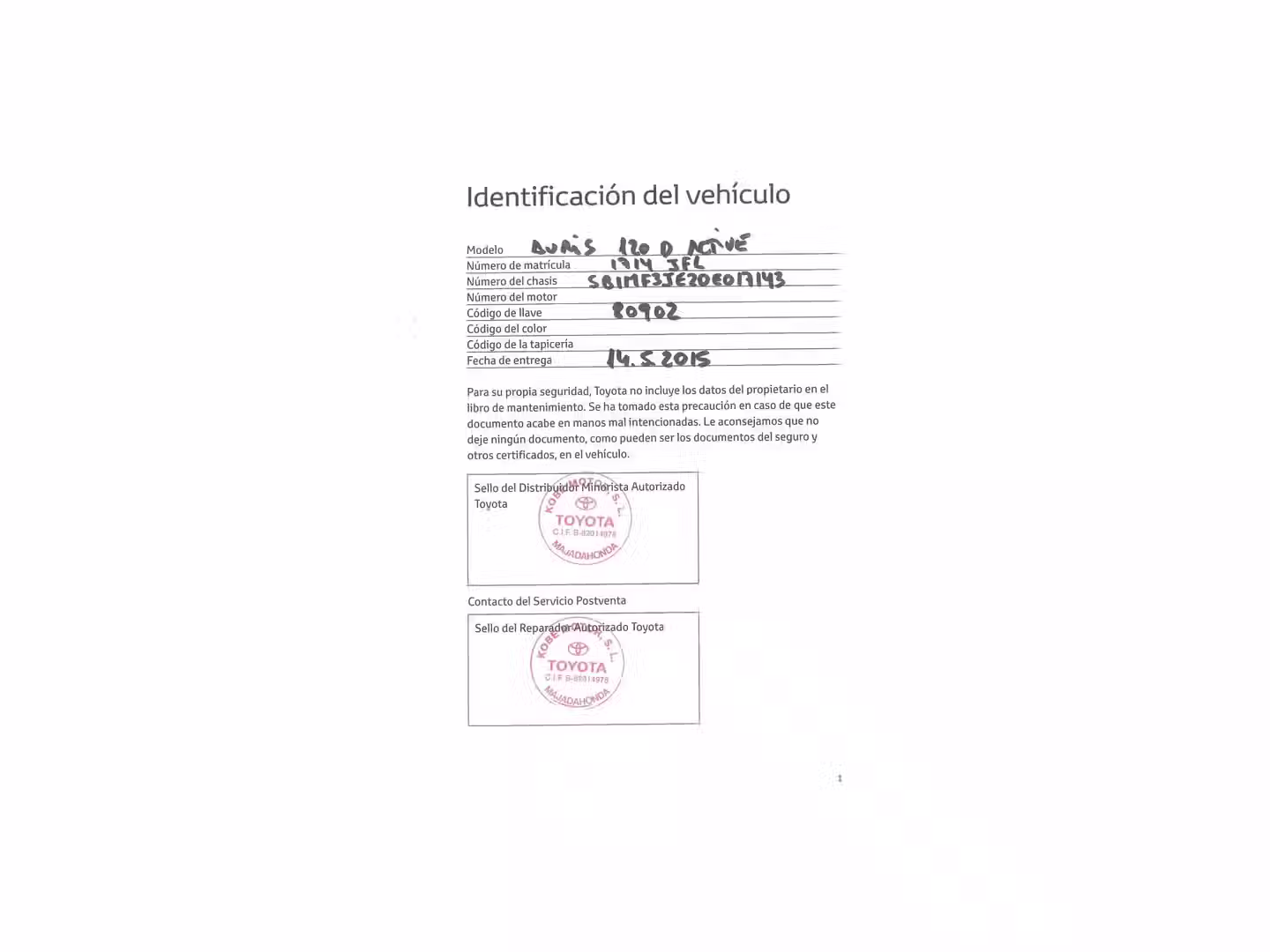 Mantenimiento