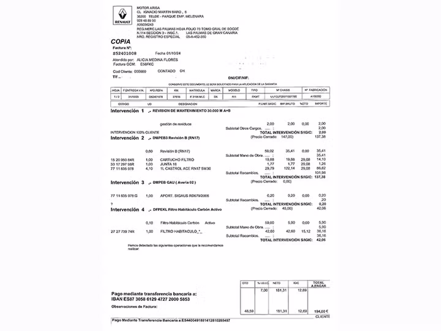 Mantenimiento