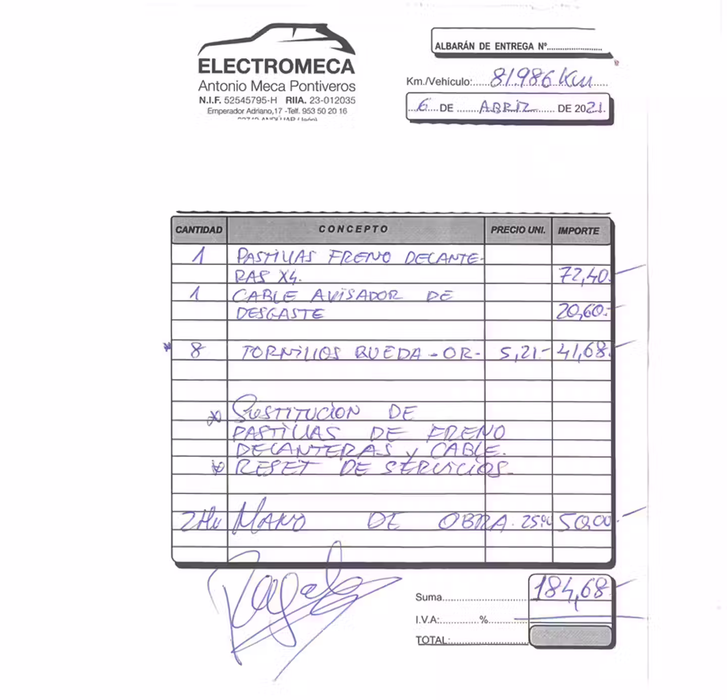Mantenimiento