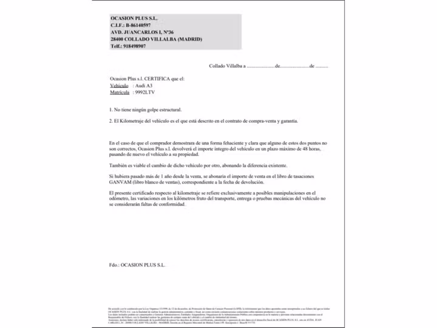 Certificado