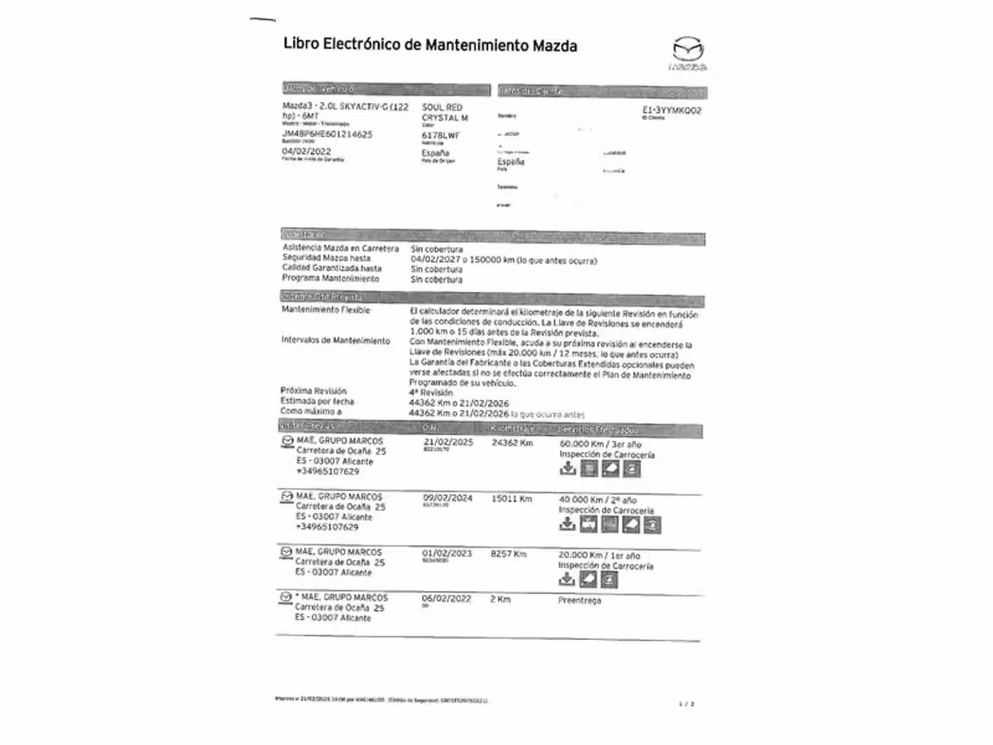 Mantenimiento