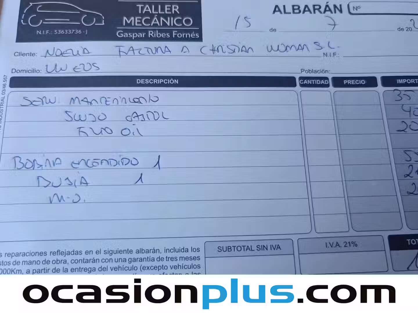 Mantenimiento