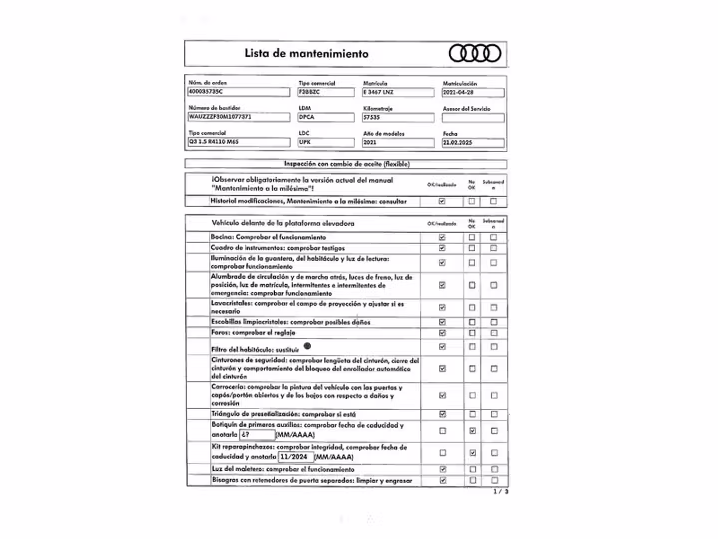Mantenimiento