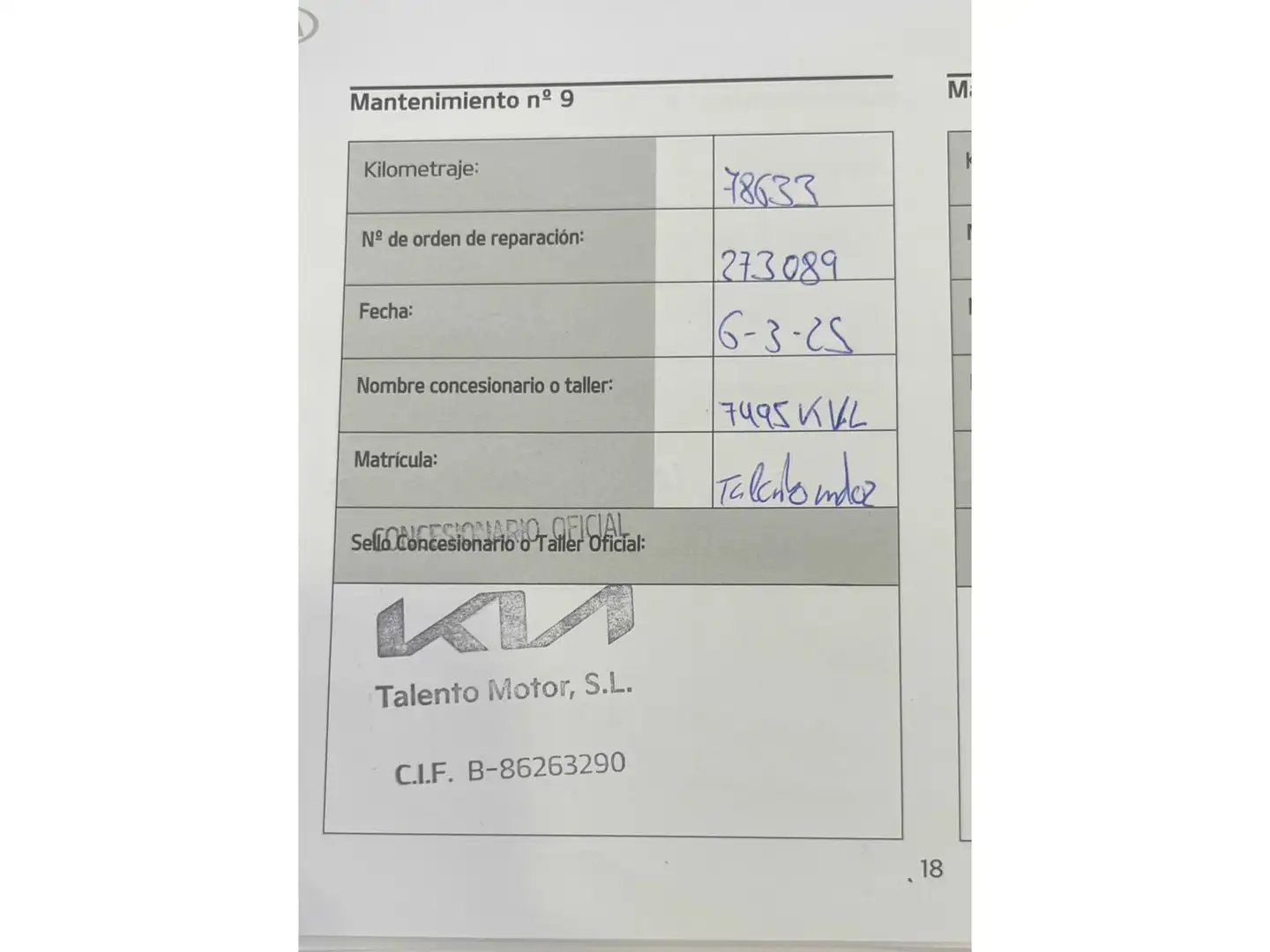 Mantenimiento