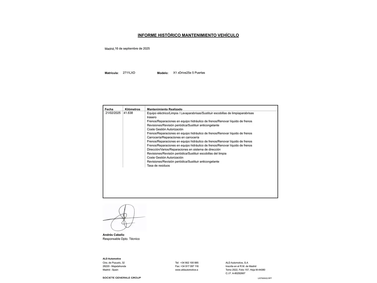 Mantenimiento
