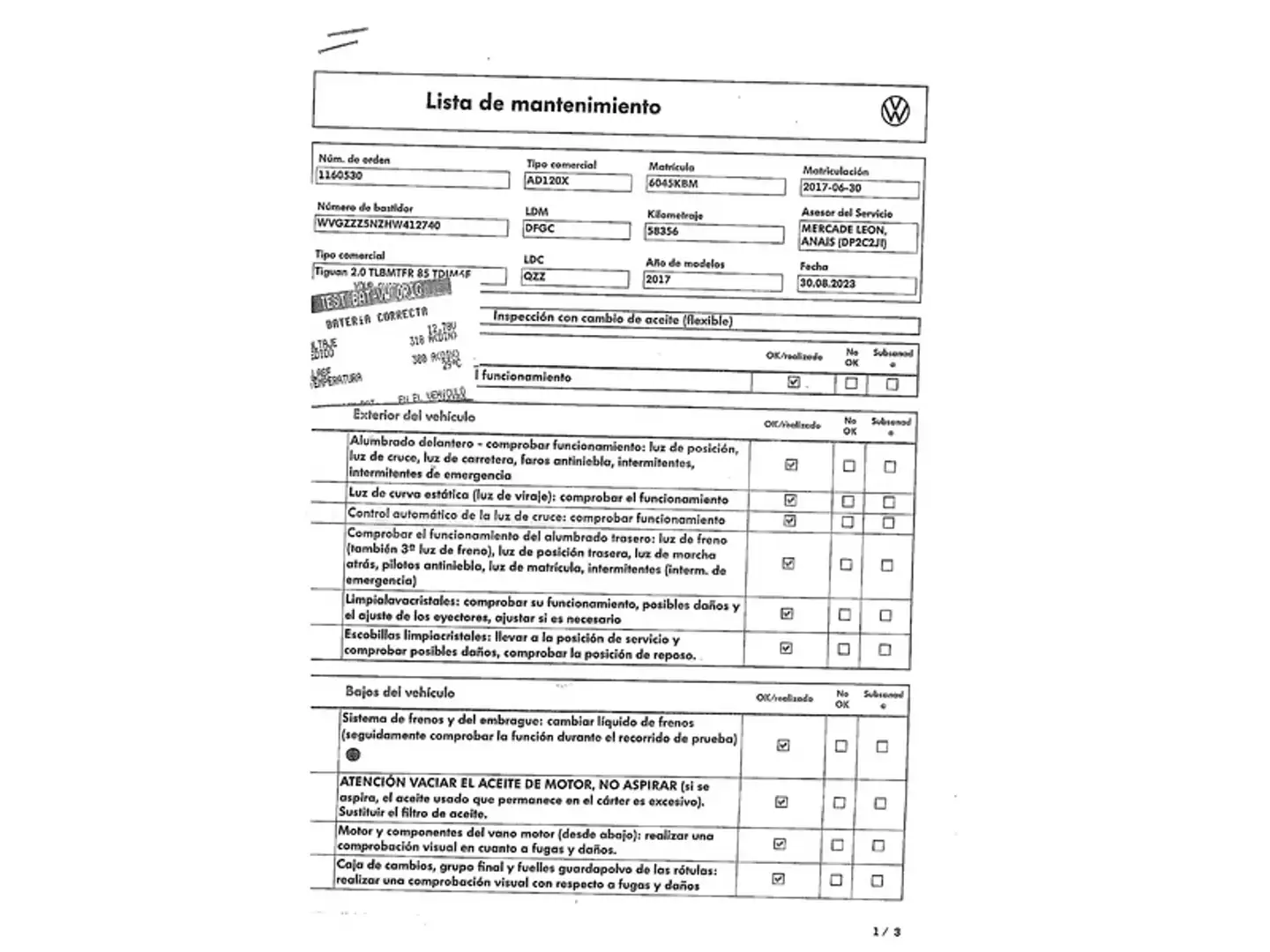 Mantenimiento
