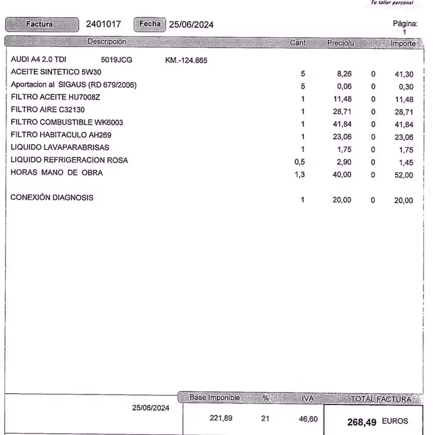 Mantenimiento