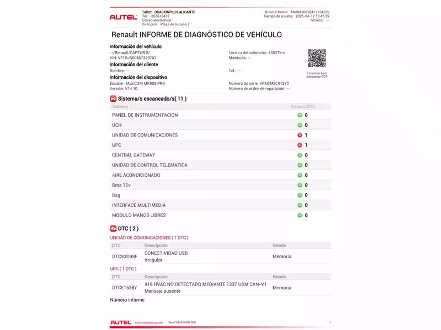 Mantenimiento