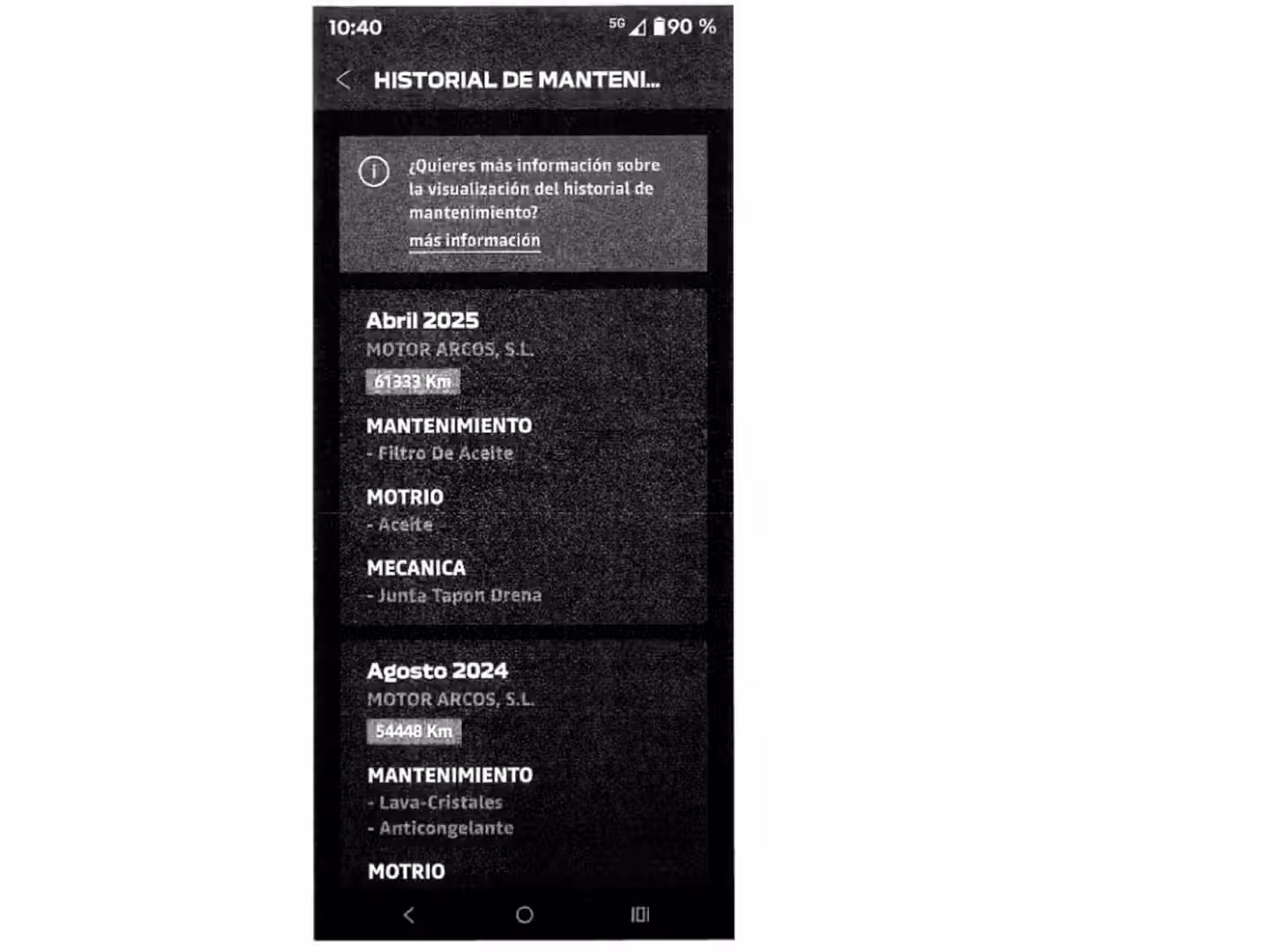 Mantenimiento