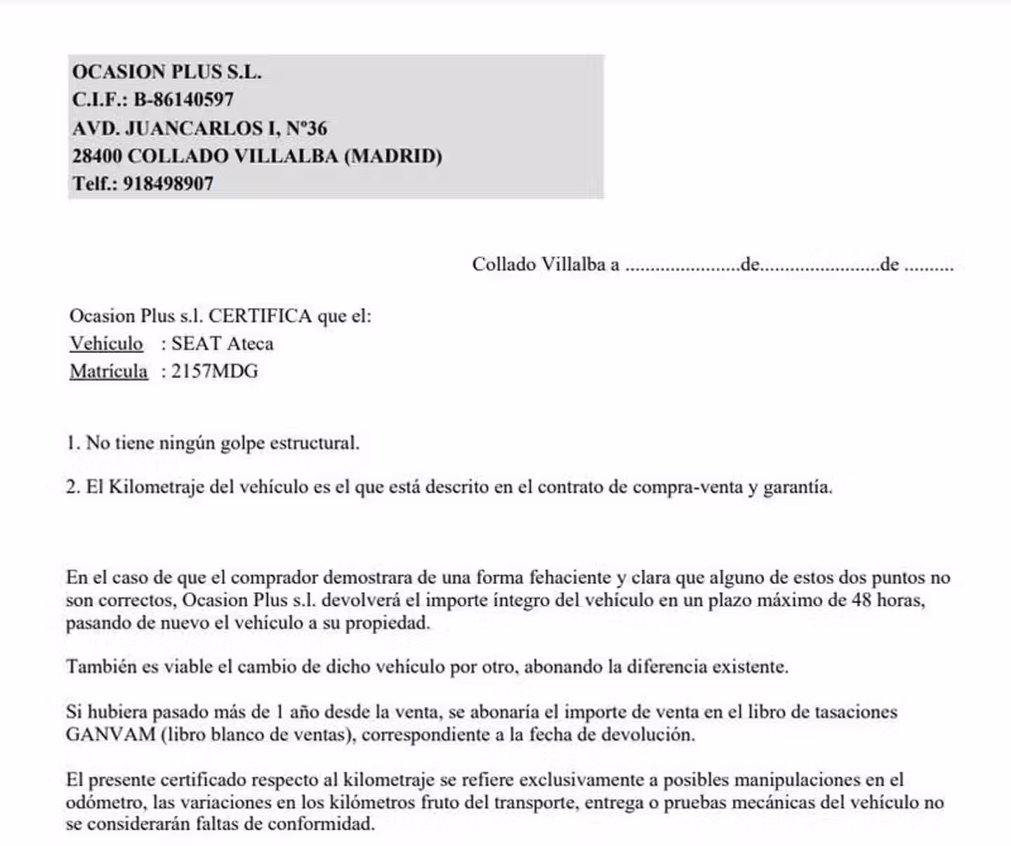 Certificado