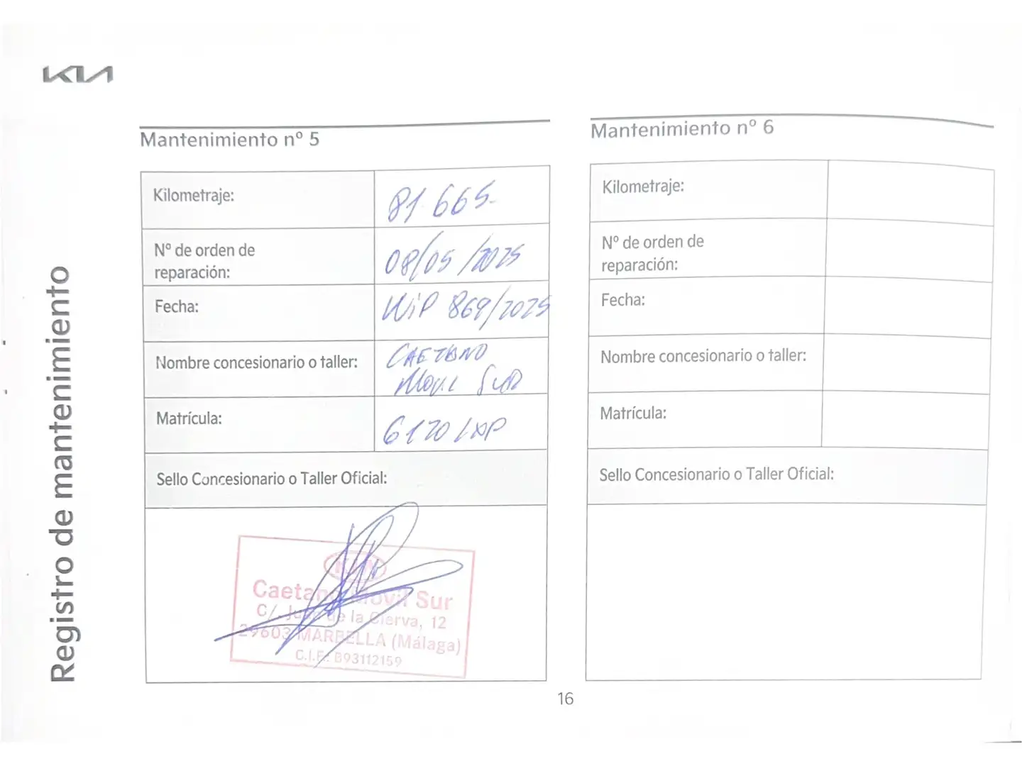 Mantenimiento