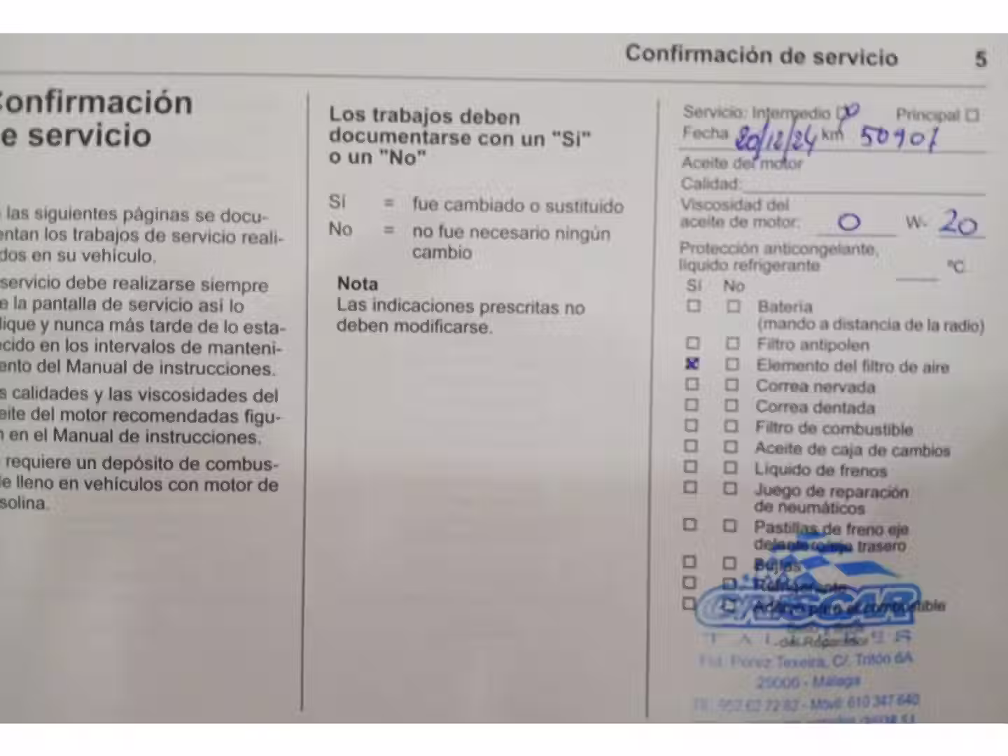 Mantenimiento