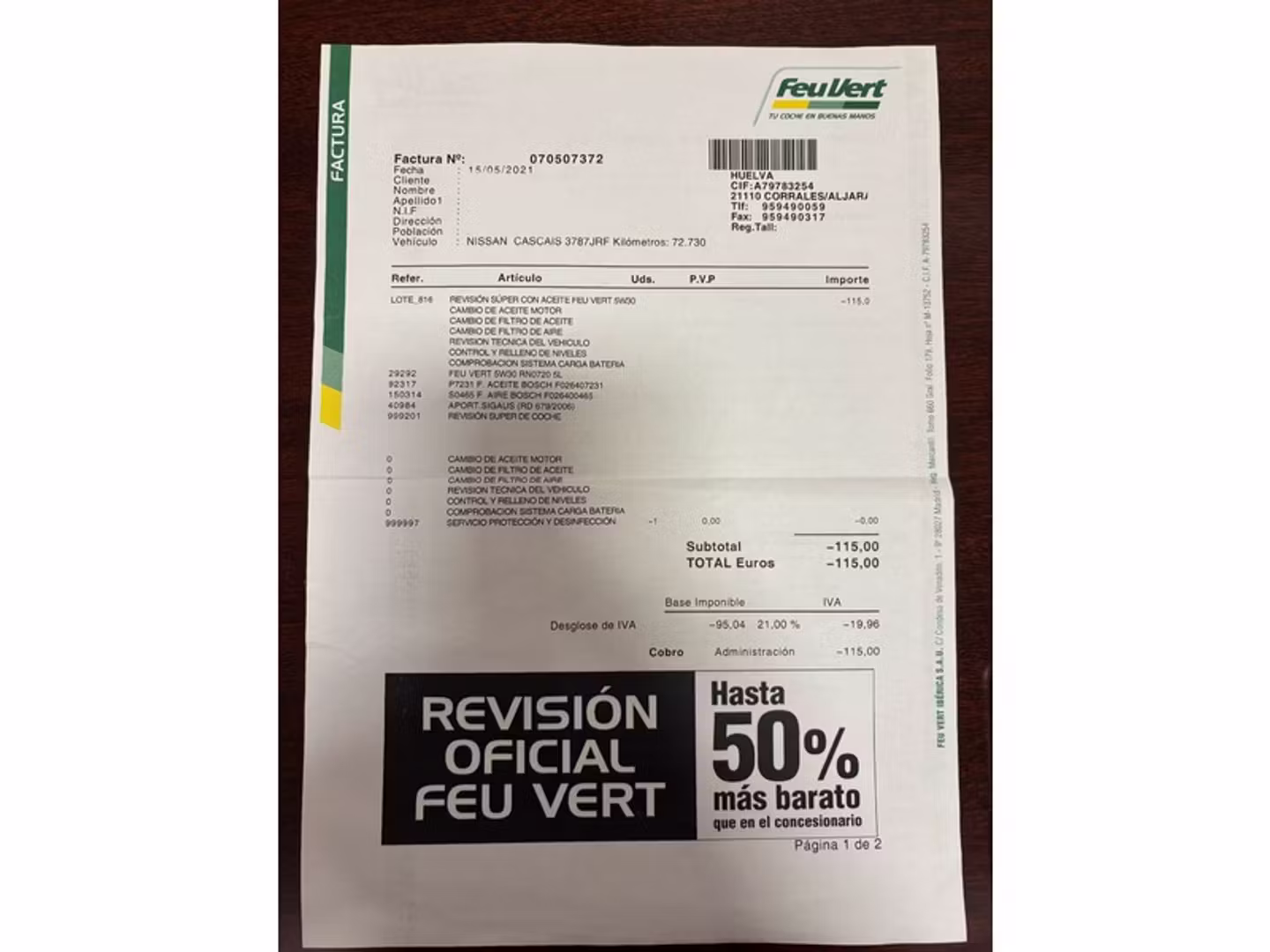 Mantenimiento