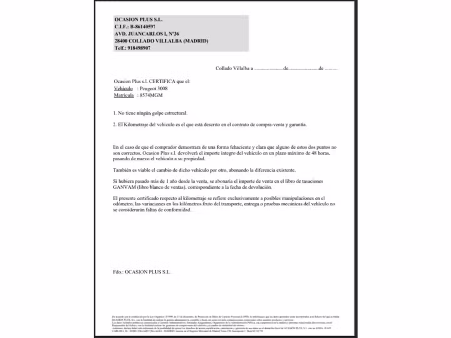 Certificado