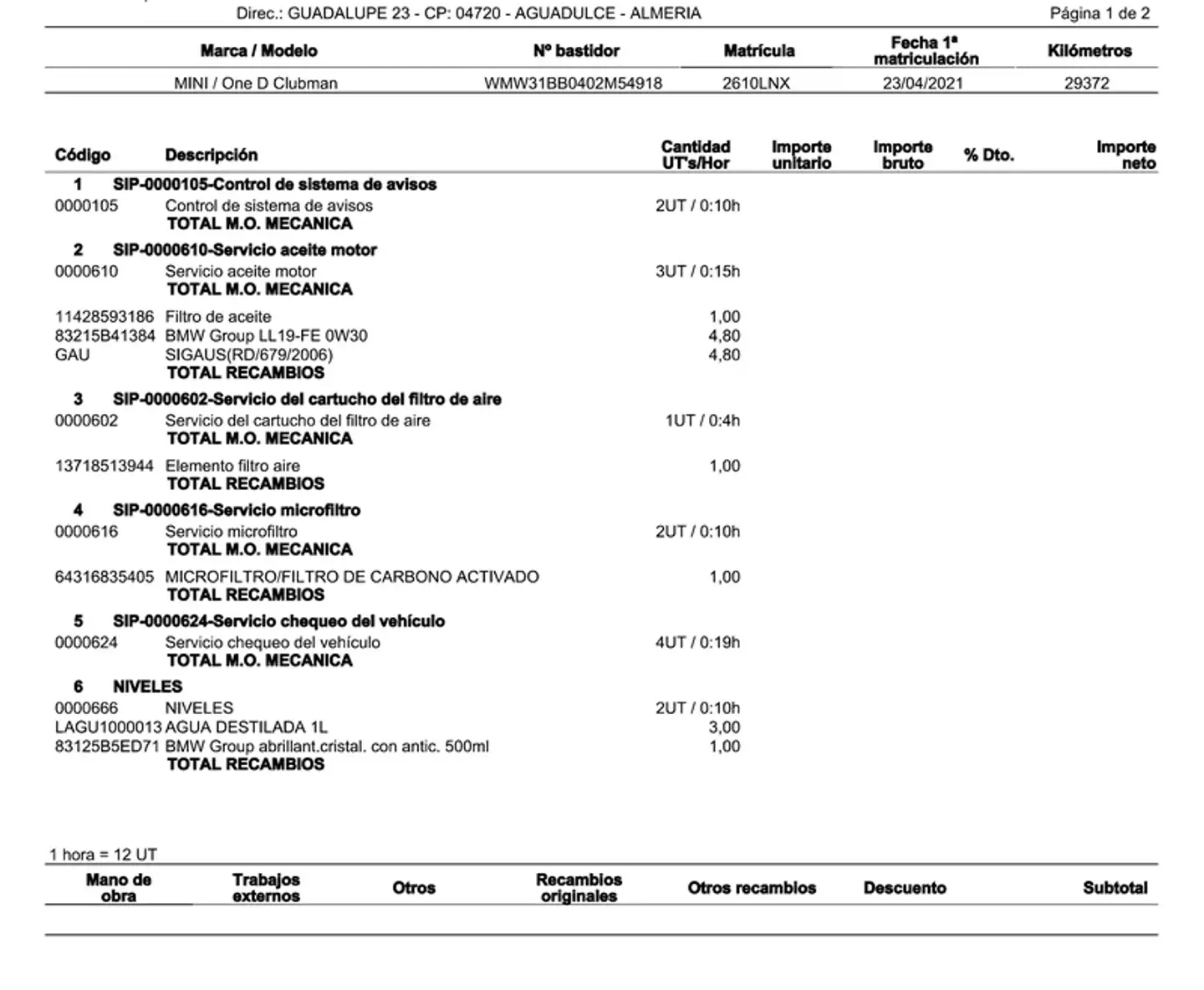 Mantenimiento