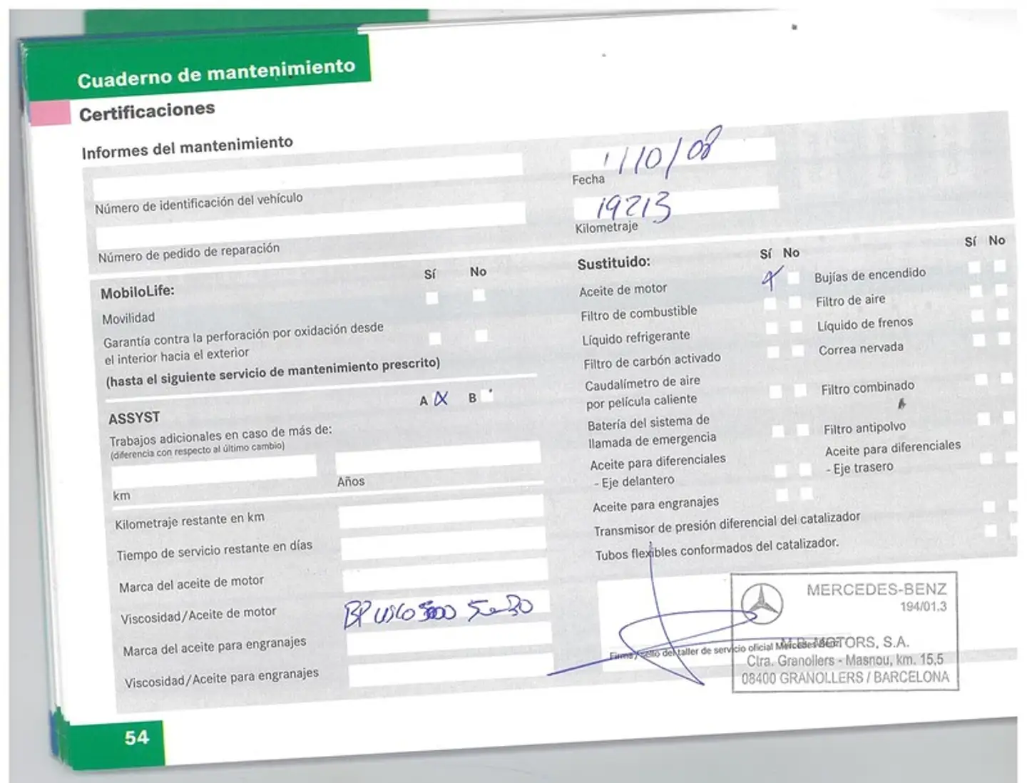Mantenimiento