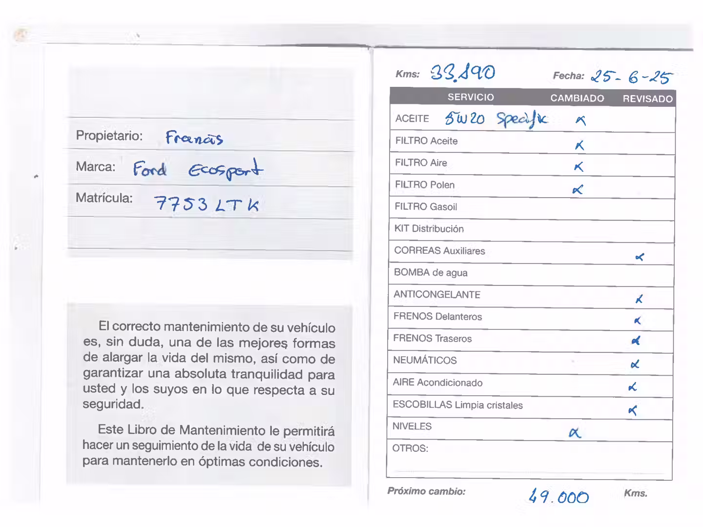 Mantenimiento