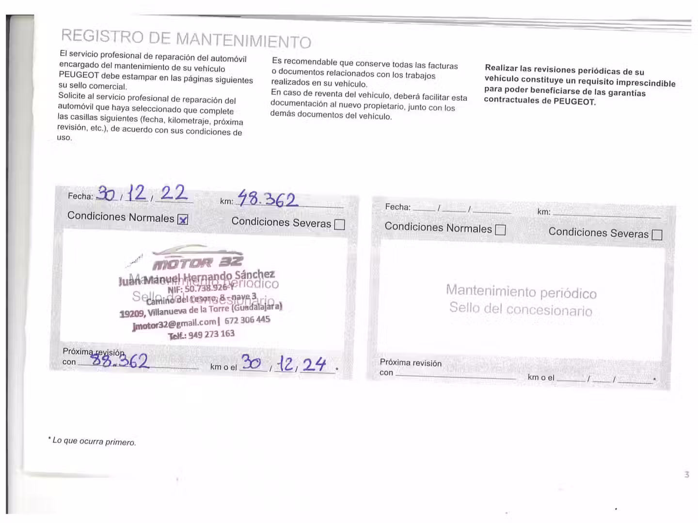Mantenimiento