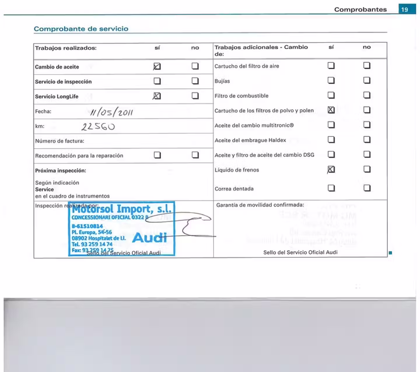 Mantenimiento