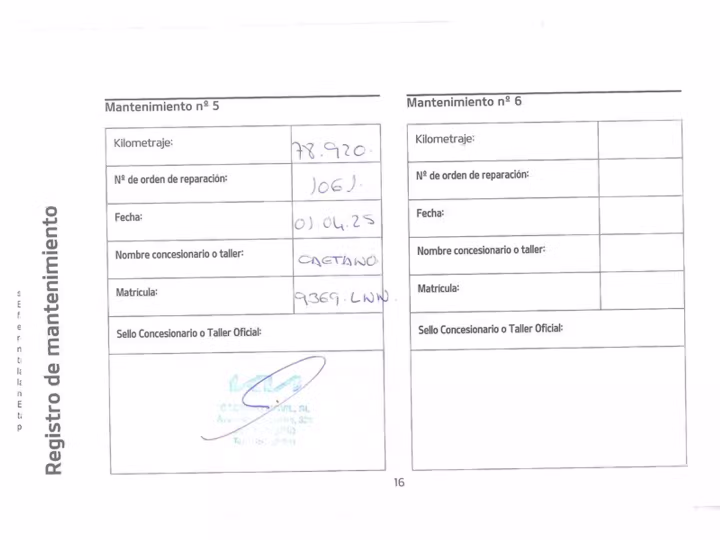 Mantenimiento
