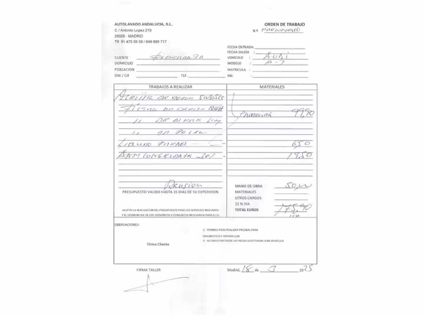 Mantenimiento