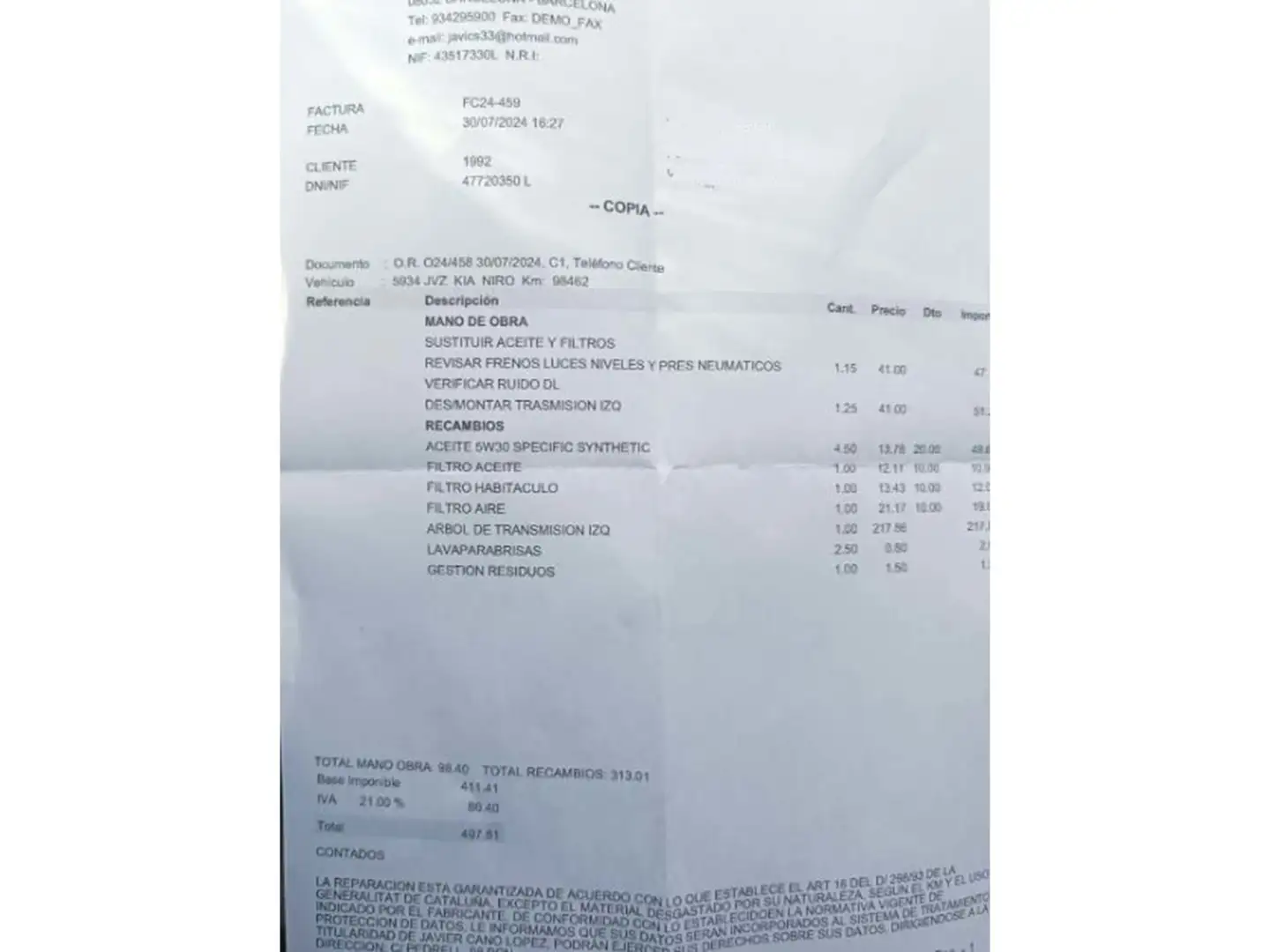 Mantenimiento