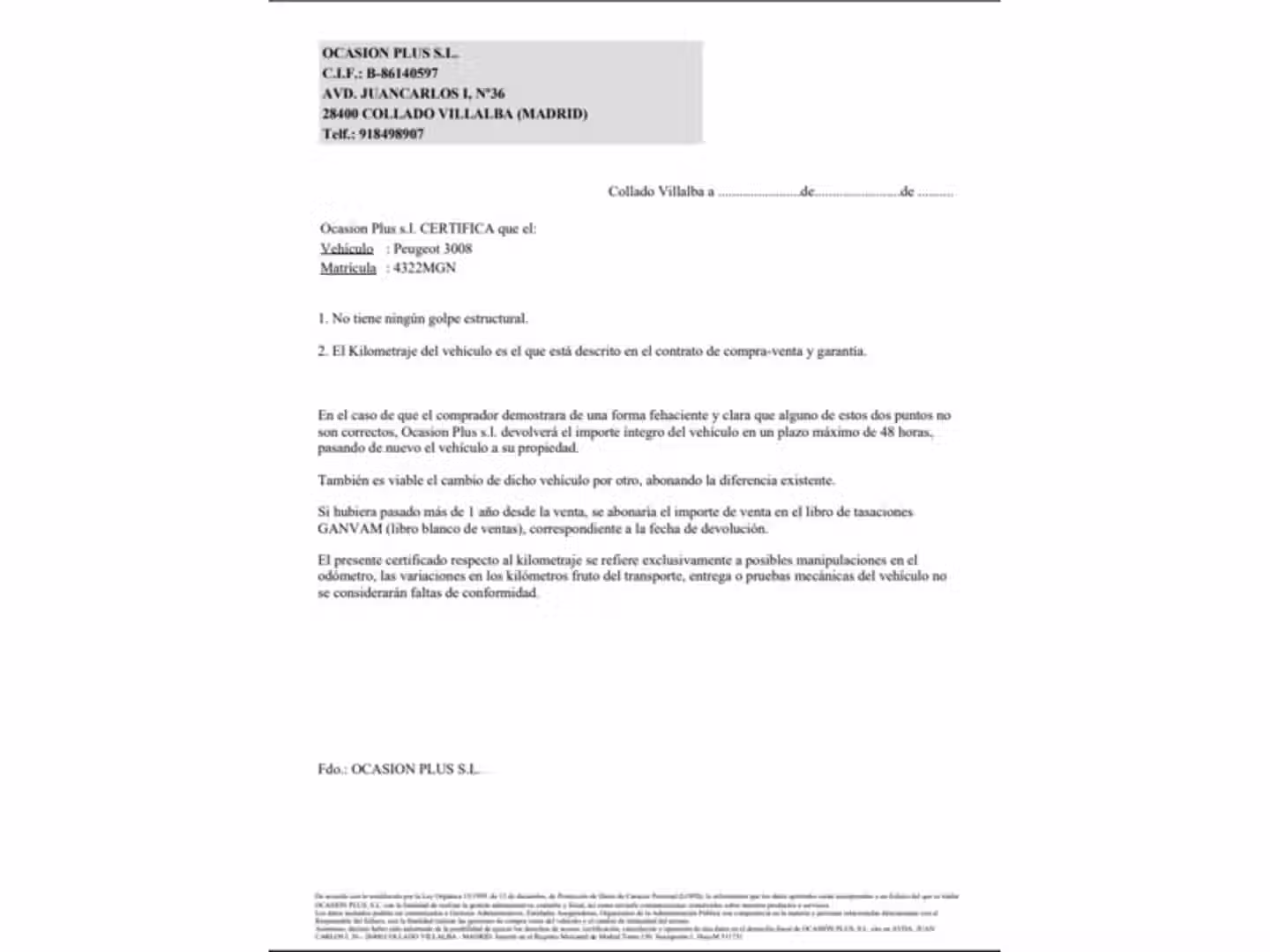 Certificado