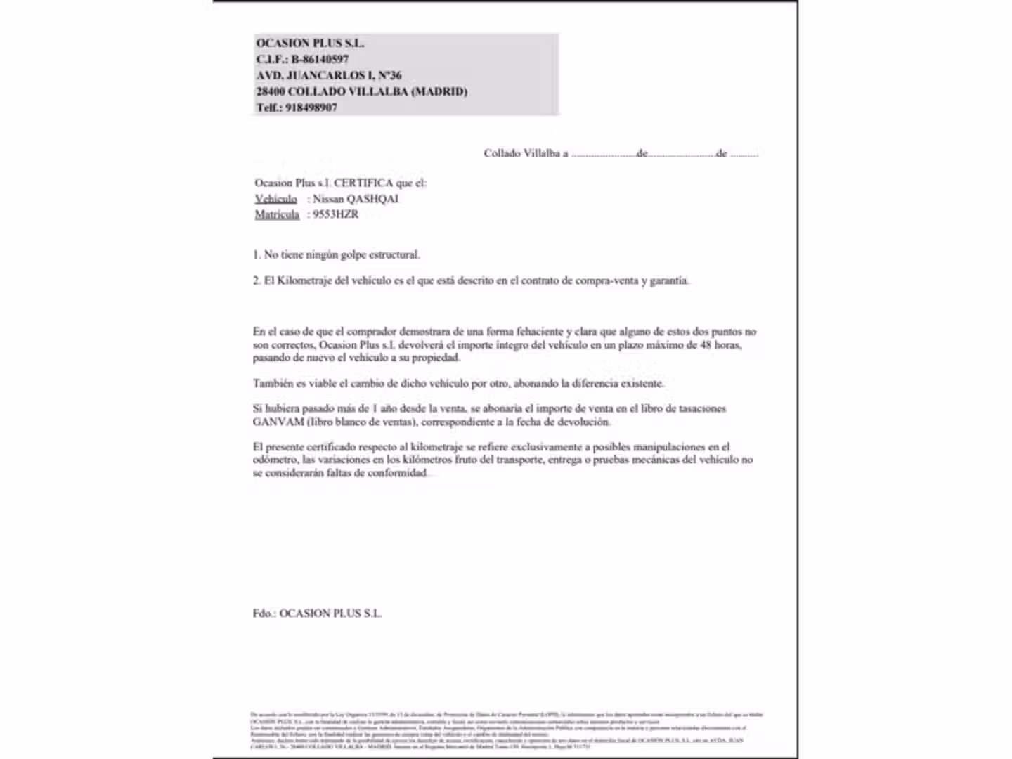 Certificado