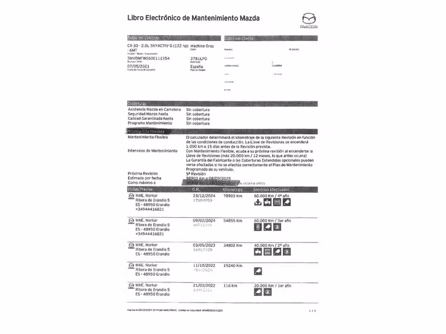 Mantenimiento