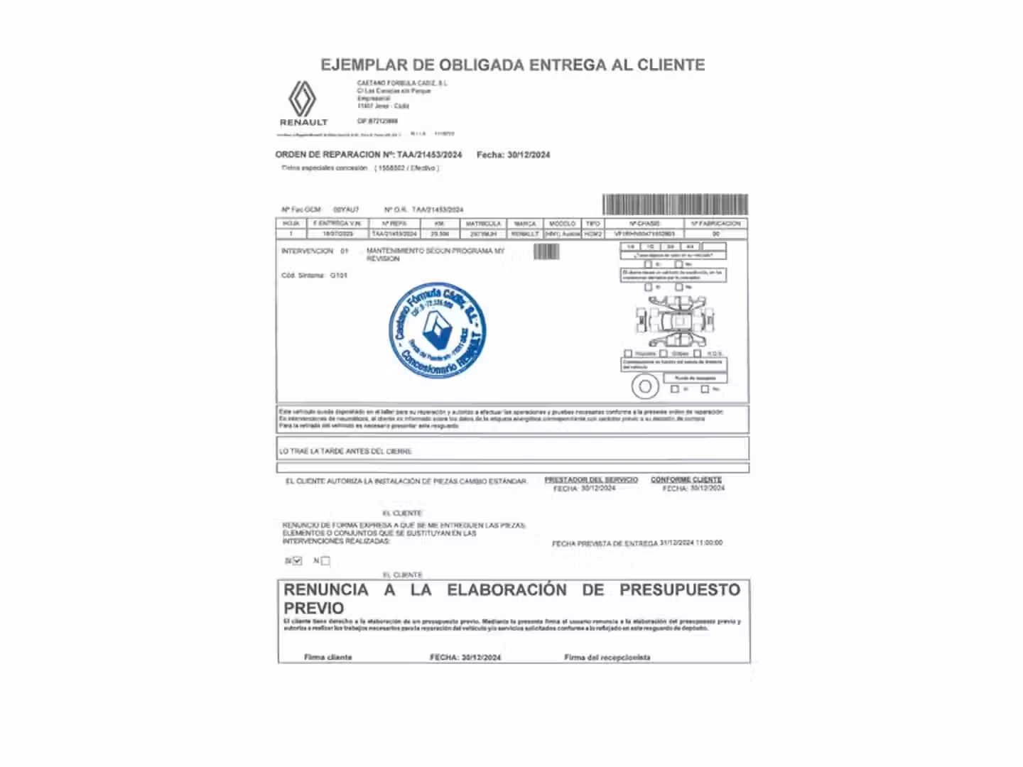 Mantenimiento