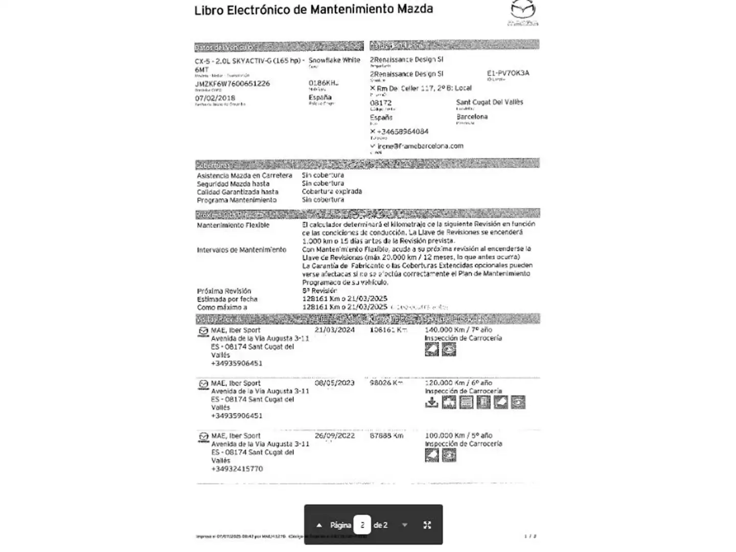 Mantenimiento