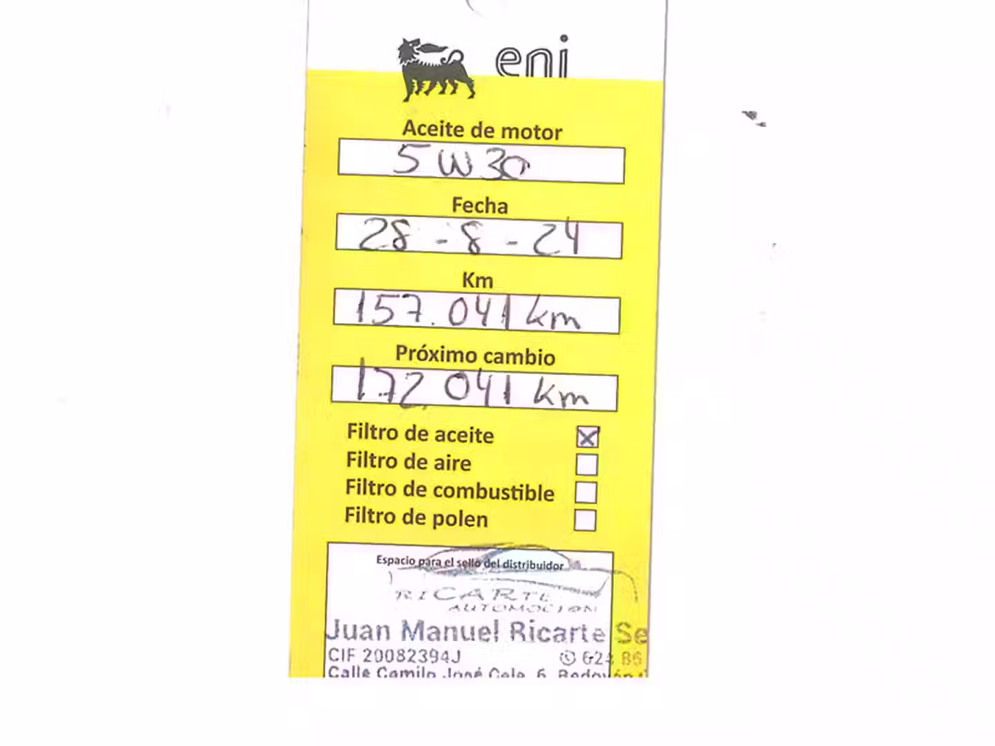 Mantenimiento