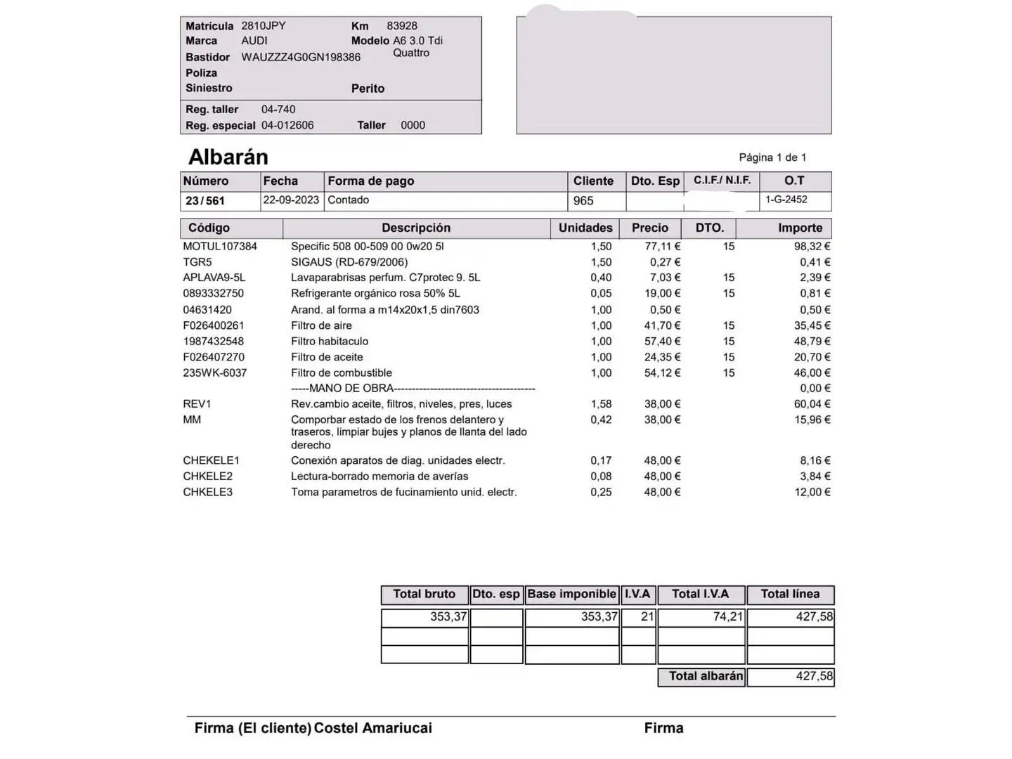Mantenimiento