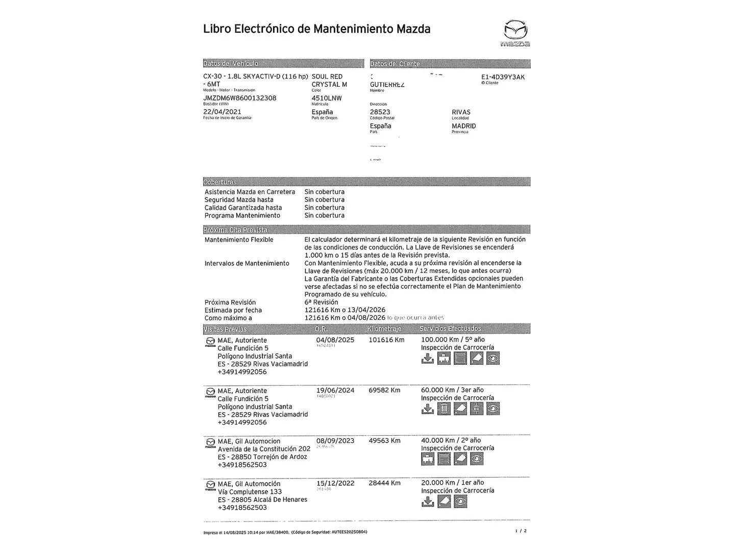Mantenimiento