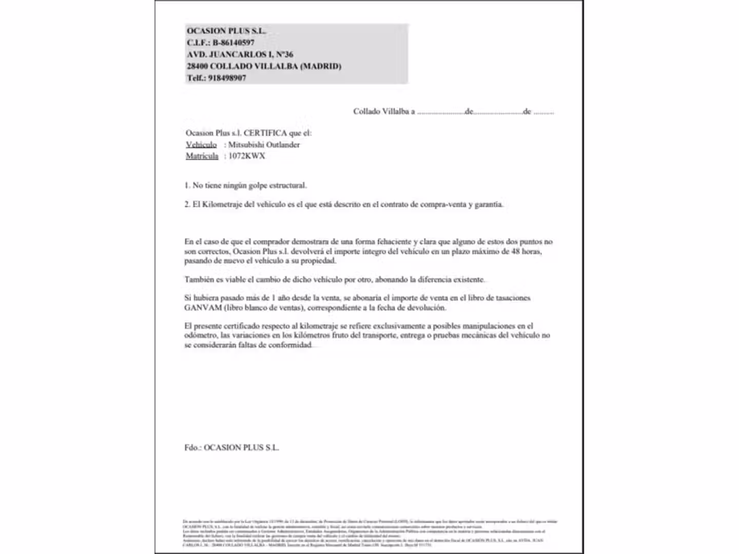 Certificado