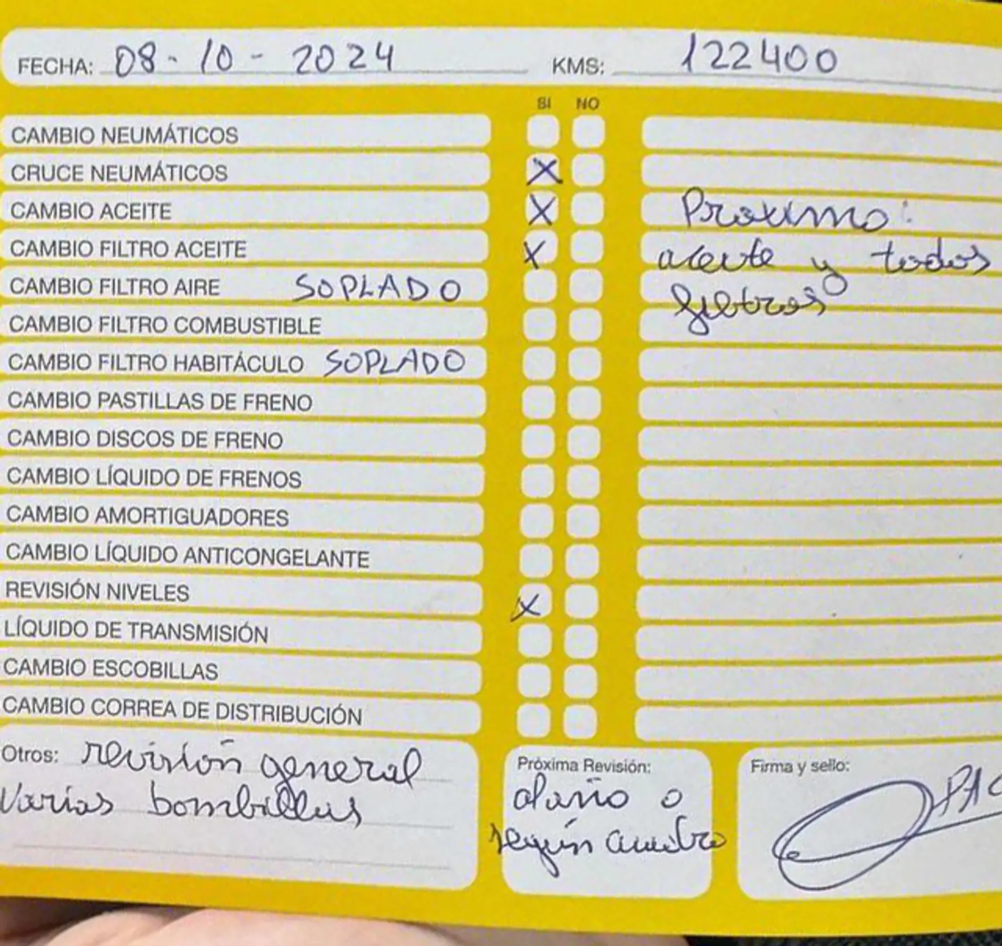 Mantenimiento