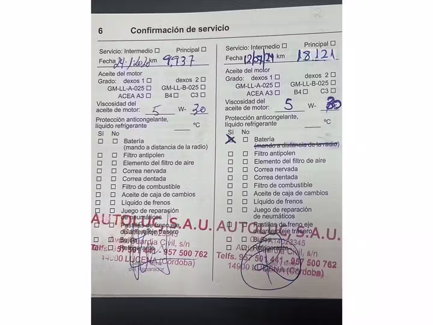 Mantenimiento