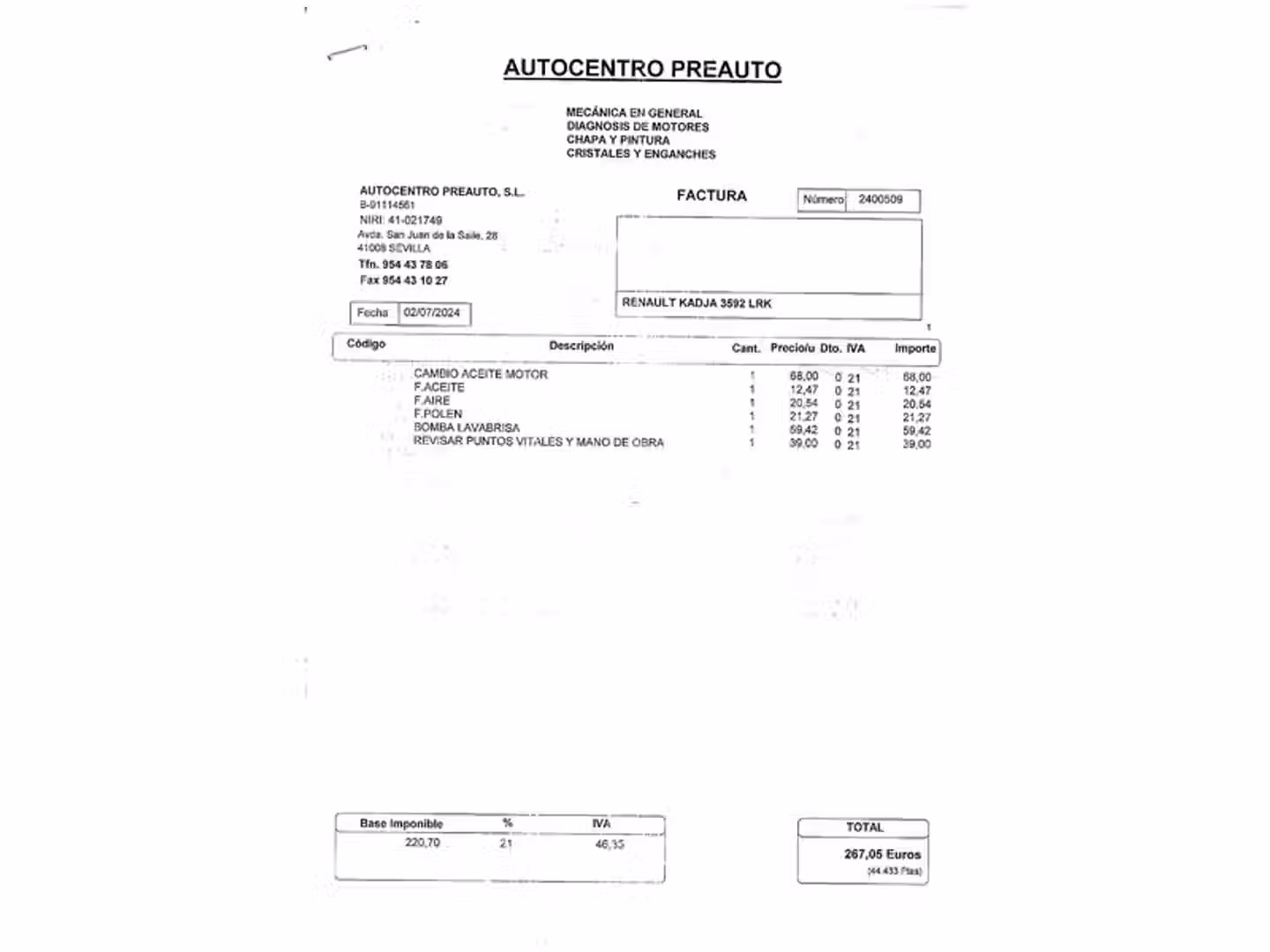 Mantenimiento