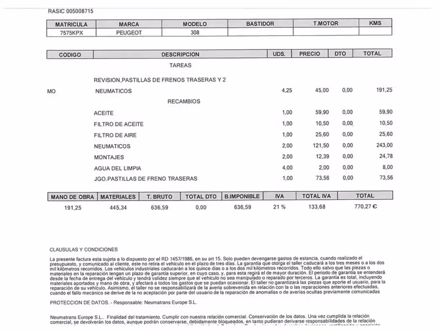 Mantenimiento