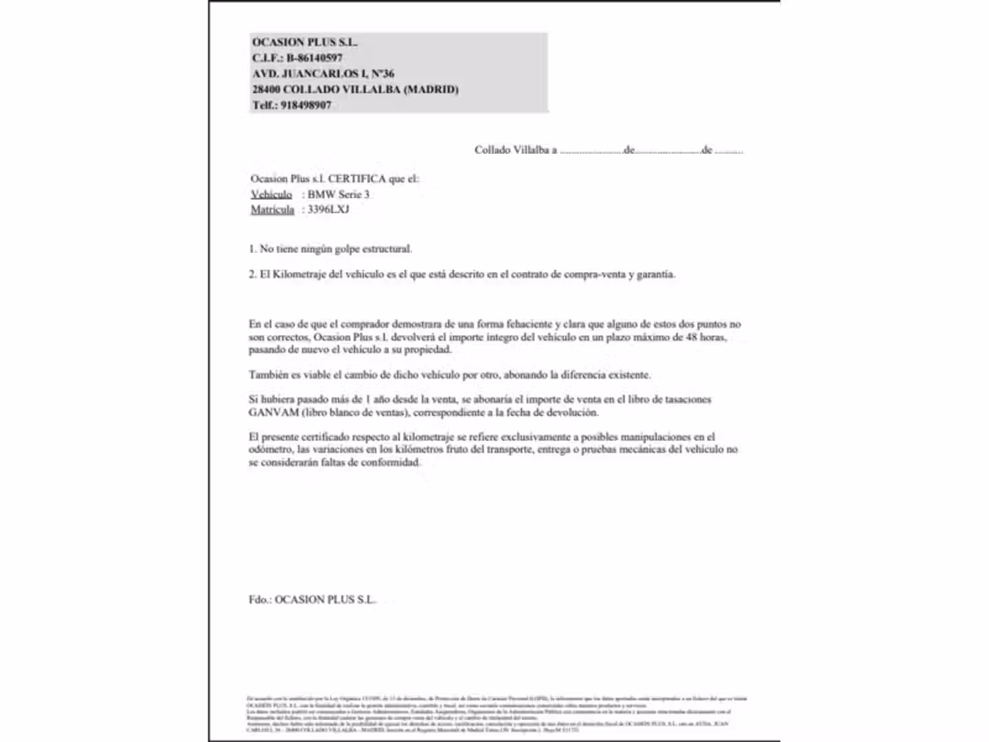 Certificado