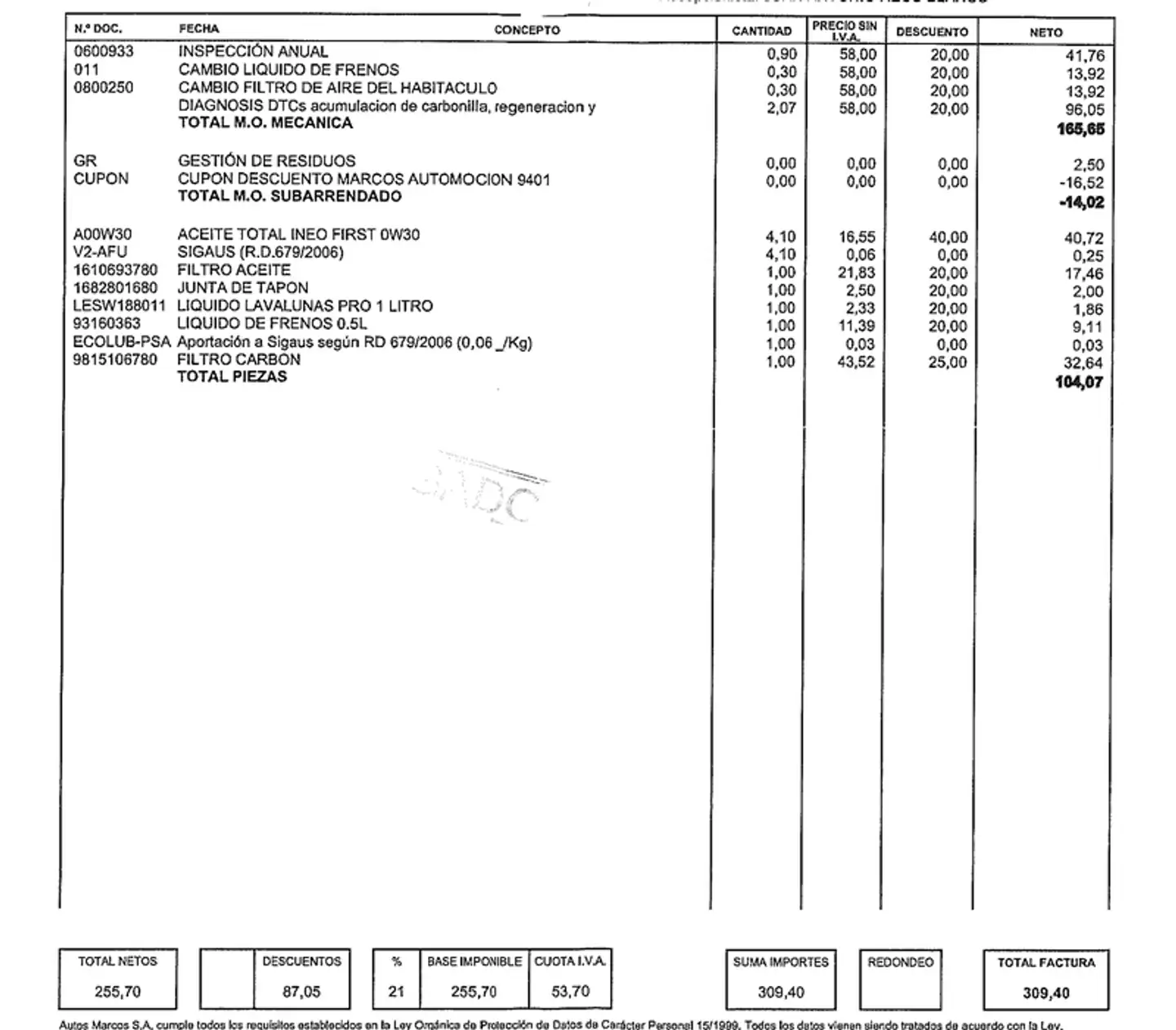 Mantenimiento
