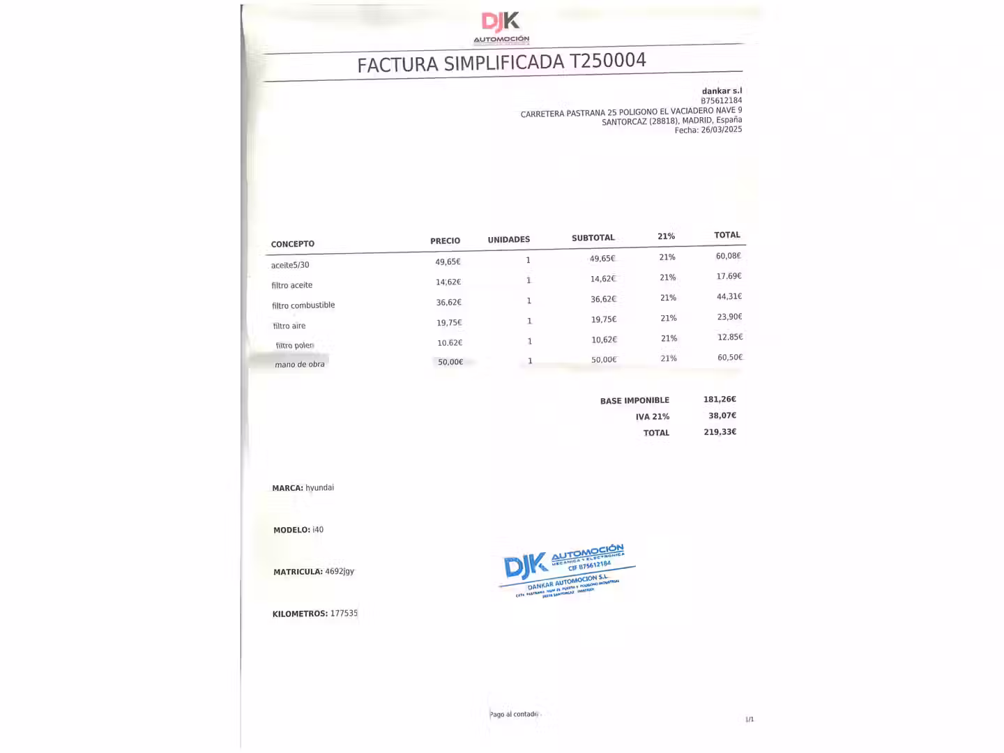 Mantenimiento