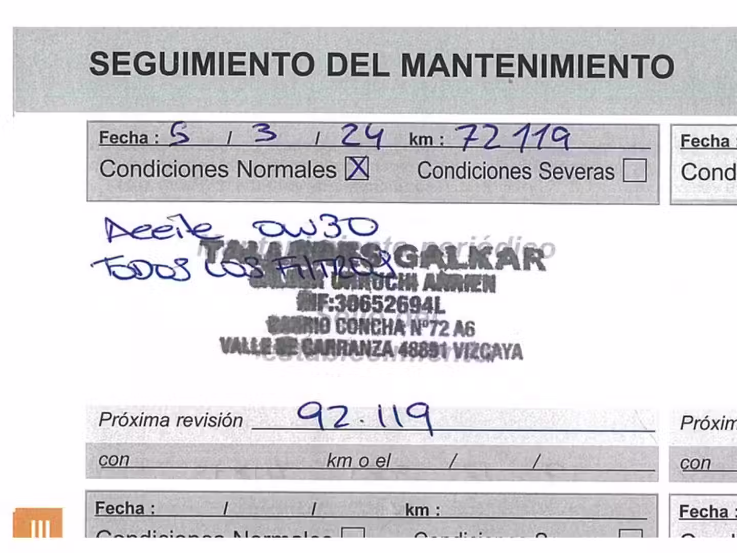 Mantenimiento