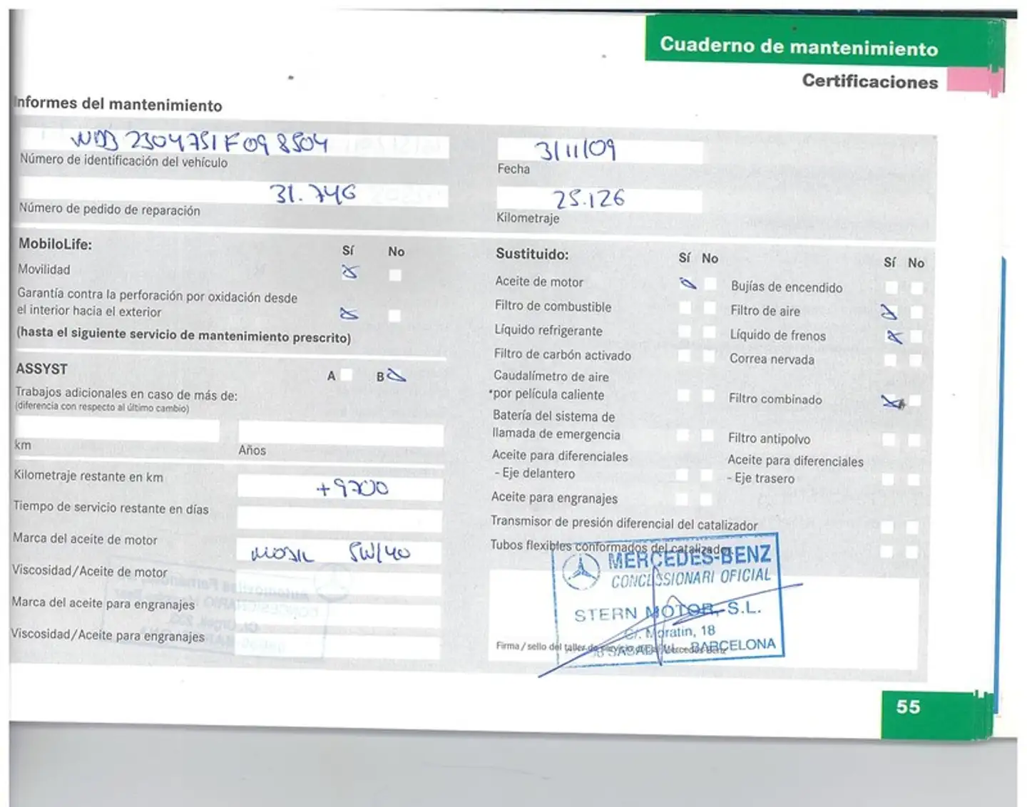 Mantenimiento